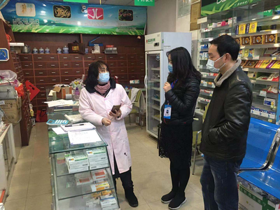 雨城區(qū)醫(yī)療保障局強化監(jiān)測保障 確保藥店消毒劑銷售市場正常有序